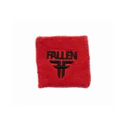 Fallen Footwear Embroided Logo Stylish Wristband - Red / Black