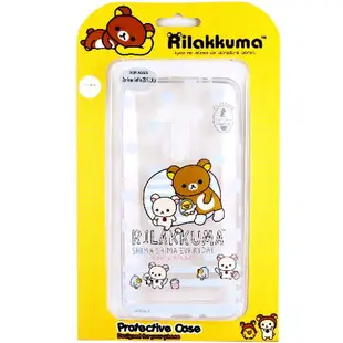 Rilakkuma 拉拉熊 ASUS ZenFone Selfie 5.5吋(ZD551KL) 歡樂系列 彩繪透明保護軟套