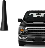 Truck Short Antenna Compatible with Ford Truck F150 Super Duty F250 F350 (2009-2024) & RAM 1500 2500 3500 (2009-2024) | Black 2.5 inches | Mini Radio Antenna Direct Replacement | Antena para Carro