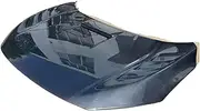 Carbon Fiber Fibre Front Engine Bonnet Hood Compatible For Honda 10th 2015 2016 2017 2018 2019 2020(Style1)