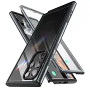 Slim Frame Clear Back Case with Built-in Screen Protector for Samsung Galaxy S22