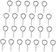 KICHOUSE Alloy Sheep Eye Screw Pin 50pcs Nails Wall Mounting Hooks Space Saver Easy to Assemble