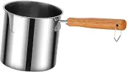 Multipurpose Deep Fryer Pot Deep Fryers Frying Pot for Kitchen Camping Fries Only Pot