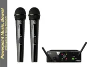 AKG WMS40 Mini US25 Dual Vocal Wireless System Band A/C