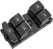 Front Driver Side Window Master Switch Black Replacement Mk7 2014-2018 Variant B8 Easy Installation