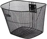 Generic Bikes Basket Front Rear, Folding Bike Riding Mountain Bike Wire Mesh Basket, Bicycle Basket Pet Carrier Travel Bicycle Cargo Rack Storage Bags