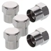 5 Pcs Automobile Valve Core Air Extension Brass Caps Wheel Extender