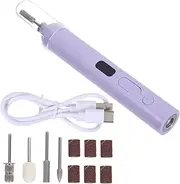 TEMPNAP Electric Nail Drill Machine Nail Pen with Fast Drying Lamp Nail File Kit for Home Salon Professional Nail Care Tools for Manicure and
