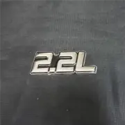 1PC Chrome 2.2L Black Metal Sticker Badge Emblem Decal Car Limited Turbo Vehicle (for: Porsche)