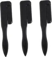Healvian 3Pcs Foldable Eyebrow Brush Eyelash Comb Portable Makeup Tools for Precise Eyebrow Grooming and Clump Mascara Application