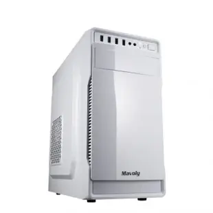 【Mavoly 松聖】葡萄柚{白}M-ATX 電腦機殼(顯卡限長32cm/塔扇限高15.6cm)