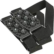 Jobsite Ice Claws Snow and Ice Traction Cleats Easily Grips Over Boots and Shoes One Size Fits Men and Women