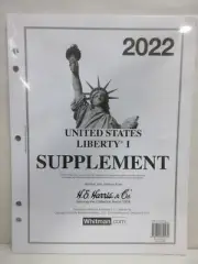 2022 Whitman H.E. Harris Liberty 1 Stamp Supplement for United States Stamps