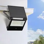 Zarek Solar Outdoor Light 1500 lumens,6000K Daylight,Motion Sensor Light Outdoor,IP54 Waterproof LED Security Light Bright Solar Wireless Wall Lighting, Adjustable Wide Angle
