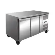 GN2100FE Tropicalised S/S 2 Door Gastronorm Bench Fridge