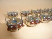 STACKPOLE 100K (100,000) OHM POTENTIOMETER LINEAR TAPER (QTY 10)