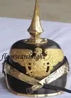 GERMAN PICKELHAUBE PRUSSIAN LEATHER HELMET WW1 & WW2 REPLICA LONG SPIKED HELMET