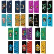 HARRY POTTER DEATHLY HALLOWS I LEATHER BOOK WALLET CASE FOR APPLE iPOD TOUCH MP3