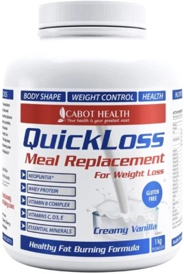 QuickLoss Meal Replacement Creamy Vanilla 1kg Cabot Health