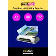 Gusspak Laminating Pouches A3 80 Micron Box of 100