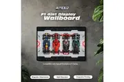 LEGO Speed Champions F1 Race Car 4 in 1 Display Wallboard (Grey and red tones)