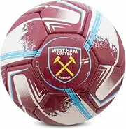 Hy-Pro Officially Licensed West Ham F.C. Football – Size 1, Turbine Design, West Ham Merchandise, The Hammers, Training, Match, Collectible for Kids and Adults