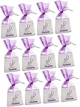 CORHAD 12pcs Lavender Sachet Bags Scented Pouch for Wardrobe Car Perfume Holder Dried Bags Sachet Bags Fragrance Bags Lavender Pouches for Home