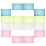 16pcs Shelf Liner Fridge Mats Refrigerator Liners Drawer Liners For Kitchen