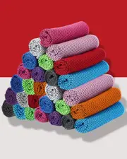 Cooling Towel Microfiber Ice Cold Towel for Neck Yoga Gym Workout 32"x12"