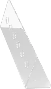 BIUDECO Wall Mounted Scissor Holder Organizer Transparent Slot Rack for Hairdressing Shears Space Saving Scissor Storage for Salons and Home Use