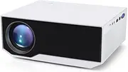 Projector with WiFi and Bluetooth, 16000Lumens Portable Mini Proiector,Native Full HD 1080P Outdoor Movie Projector, Smart Projector Compatible with Android/ios/Windows/TV Stick/HDMI/USB(white）