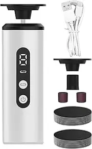 Electric Foot Filer | Heel Scraper for Cracked Heels - Rechargeable Pedicure Scraper for Women Men Adults Elderly