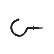 Everhang 21mm Black Cup Hook - 10 Pack