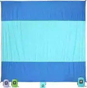 Beach Blanket Sandproof Picnic Mat Waterproof Outdoor Camping Portable - 79x83