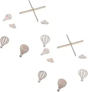 ERINGOGO 2pcs Hot Air Balloon Wind Chimes Room Wind Chimes Photo Props Room Decorations Hot Air Balloon Hanging Ornaments Stroller Ornaments Room Pendants Wood