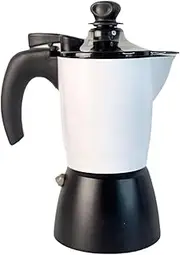 Folpus Coffee Maker Stovetop Espresso Maker for Cappuccino Latte Moka Pot MoCA Percolator for Outdoor Camping Electric/Gas Stovetop