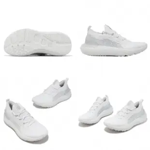 【UNDER ARMOUR】慢跑鞋 Hovr Phantom 3 SE 女鞋 白 襪套式 針織鞋面 緩震 運動鞋 UA(3026584100)
