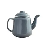Country Vintage Style Falcon Enamel Grey Teapot 950ml