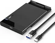 [UGREEN] 2.5" USB C to SATA III Hard Drive Enclosure 6Gbps Support UASP & Trim, External Adapter Compatible with WD Seagate Toshiba Hitachi PS4 Xbox Router