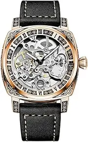 [DAXIAOYU] Mechanical Watch Movement Men's Business Watch Waterproof Glow Mechanical Watch Luxury Hollow Light Luxury Watch