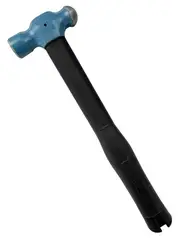Mumme 7HBPNFRH0.450 - Ball Pein Hammer - 450g Normalised Pinned Head - Black Rubber Fiberglass Handle