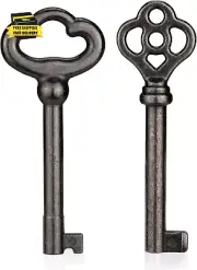 Skeleton Key, KY-2AB KY-3AB Skeleton Key Replacement for Antique Furniture ⭐️⭐️⭐
