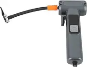 Tire Inflator Portable Air Compressor, Cordless Air Pump with Digital Pressure Gauge LED Light Built in Window Hammer Seat Belt Cutter for Car, Motorcycle,and Ball