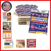 Bulk All-in-One Popcorn Kit with Kernels, Oil, & Seasoning – Great Gift Idea