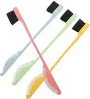 ERINGOGO 4Pcs Multi Use Eyebrow Brush Tiny Hairbrushes for Grooming and Shaping Comb Brush for Hairline and Eyebrows Makeup Kit for Professionals and Home Use present