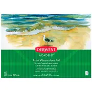 Derwent Academy A3 Watercolour Pad Landscape 12 Sheet