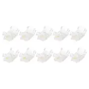 10 Pcs LED Strip Connector 3 Pin 8mm Solderless LED Connectors for Strip Lights