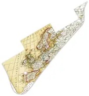 Pickguard Pick Guard Compatible with Gibson Les Paul Guitar Map Europe