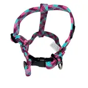 5280DOG Adjustable Pink Nylon Braided Step-in Harness, Small