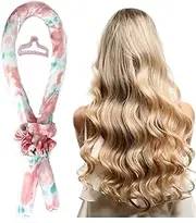 Heatless Curling Rod Hair Headband for Long Medium Hair,Ribbon No Heat Hair Rollers,Soft Rubber Curls
